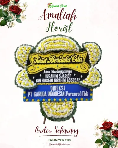 Papan Bunga Duka di Srimulyo