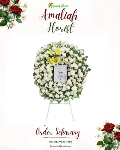 Krans Bunga Duka Cita di Srimulyo